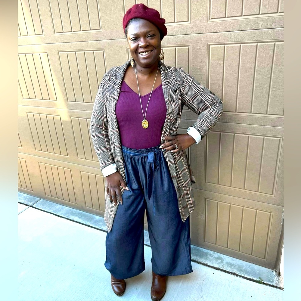 EUC Lularoe Dianne Paper Bag Wide-Leg Pants